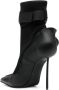 Le Silla sock-style 125mm stiletto boots Black - Thumbnail 3