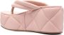 Le Silla Square quilted platform sandals Pink - Thumbnail 3