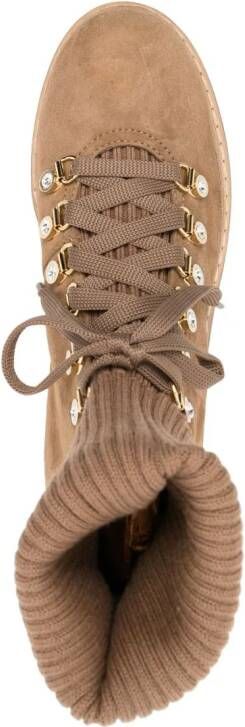 Le Silla St. Moritz suede ankle boots Brown