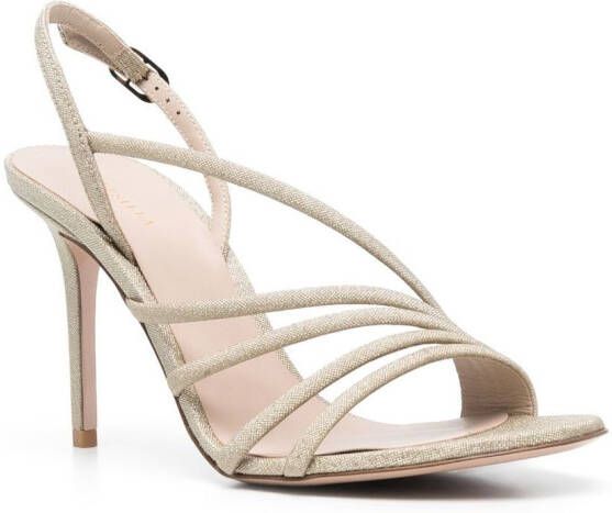 Le Silla strappy-design 100mm sandals Gold
