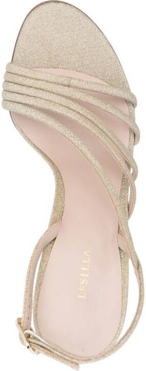 Le Silla strappy-design 100mm sandals Gold