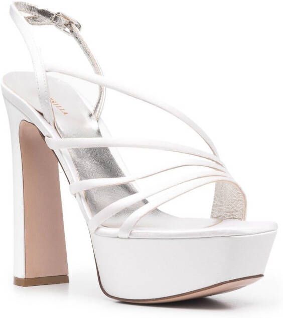 Le Silla strappy platform sandals White