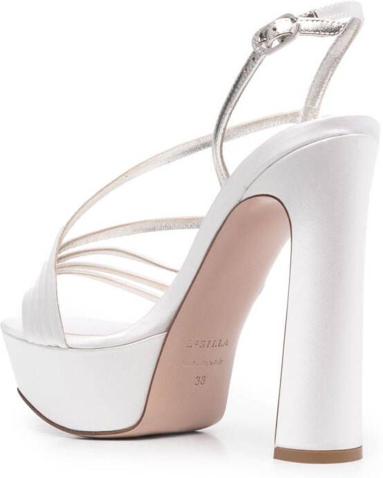 Le Silla strappy platform sandals White