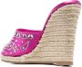 Le Silla crystal-embellished wedge-heeled sandals Pink - Thumbnail 3