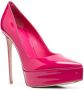 Le Silla Uma 120mm patent-leather pumps Pink - Thumbnail 2