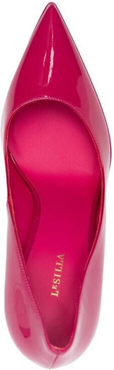 Le Silla Uma 120mm patent-leather pumps Pink