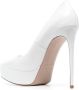 Le Silla Uma 130mm leather platform pumps White - Thumbnail 3