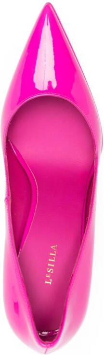 Le Silla Uma 130mm leather pumps Pink