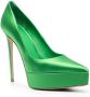 Le Silla Uma 135mm platform pumps Green - Thumbnail 2