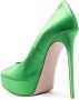 Le Silla Uma 135mm platform pumps Green - Thumbnail 3