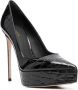 Le Silla Uma 140mm leather pumps Black - Thumbnail 2