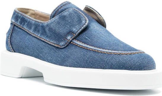 Le Silla Yacht denim loafers Blue