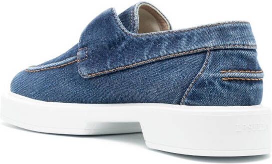 Le Silla Yacht denim loafers Blue