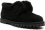 Le Silla Yacht shearling-lining suede loafers Black - Thumbnail 2