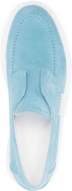 Le Silla Yacht slip-on leather loafers Blue