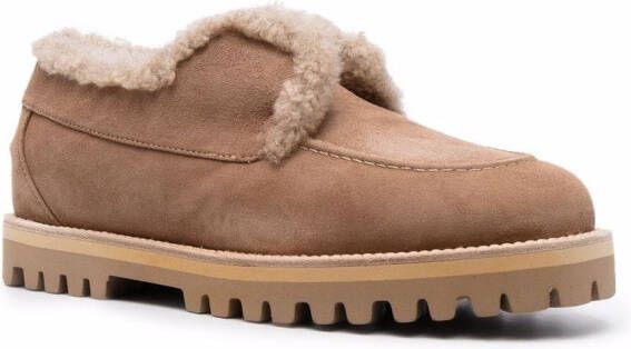 Le Silla Yacht suede loafers Neutrals