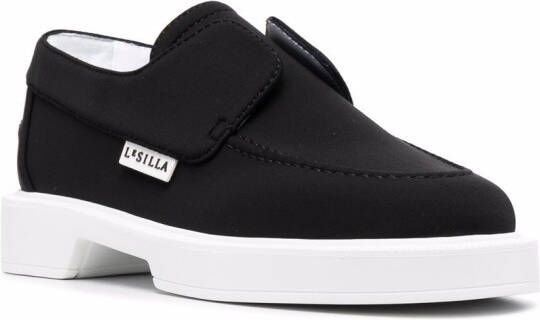 Le Silla Yacht two-tone loafers Black