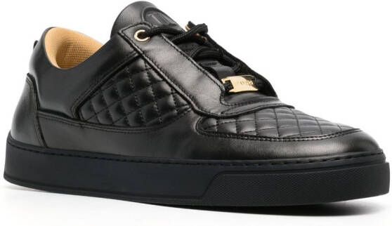Leandro Lopes quilted high-top sneakers Black