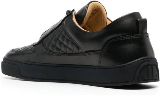 Leandro Lopes quilted high-top sneakers Black