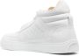 Leandro Lopes quilted high-top sneakers White - Thumbnail 3