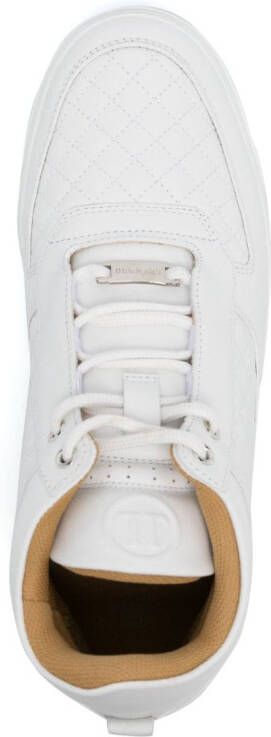 Leandro Lopes quilted high-top sneakers White