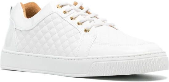 Leandro Lopes quilted low-top sneakers White