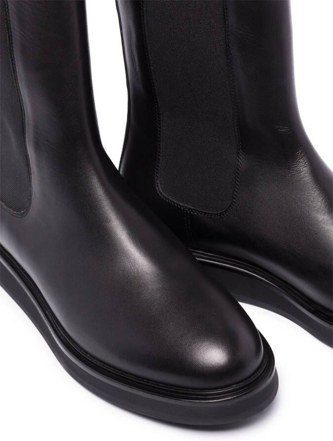 LEGRES Chelsea mid-calf boots Black