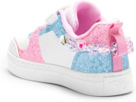 Lelli Kelly glittered leather sneakers White