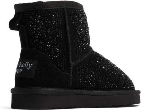 Lelli Kelly Olivia rhinestone-embellished boots Black