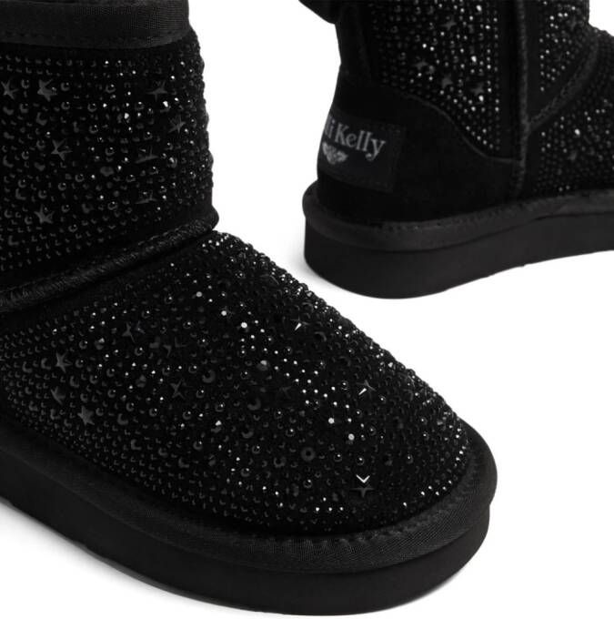 Lelli Kelly Olivia rhinestone-embellished boots Black