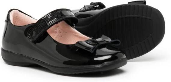 Lelli Kelly Perrie patent-finish ballerina shoes Black