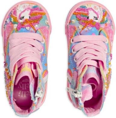 Lelli Kelly Unicorn high-top sneakers Pink