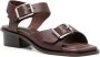 LEMAIRE 35mm buckled leather sandals Brown - Thumbnail 2