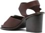 LEMAIRE 90mm leather sandals Brown - Thumbnail 3