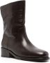 LEMAIRE ankle-length leather boots Brown - Thumbnail 2