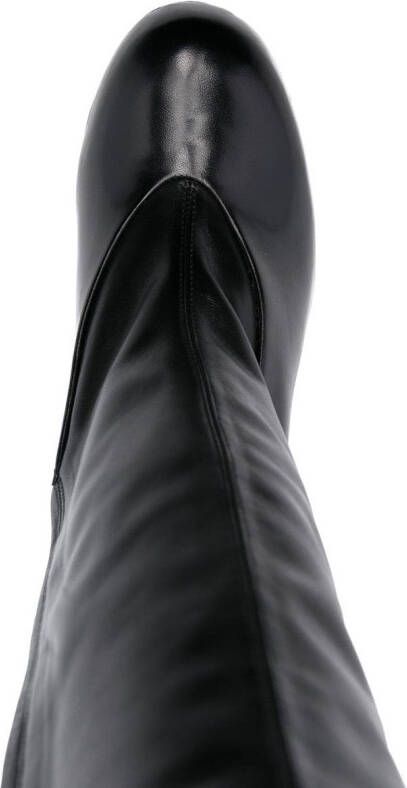LEMAIRE knee-length polished-finish boots Black