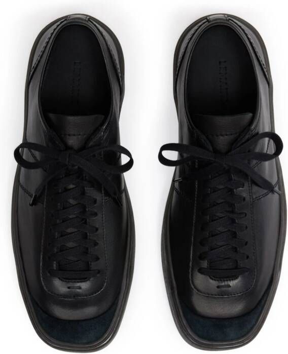 LEMAIRE Linoleum lace-up sneakers Black