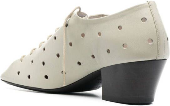 LEMAIRE perforated lace-up shoes Neutrals