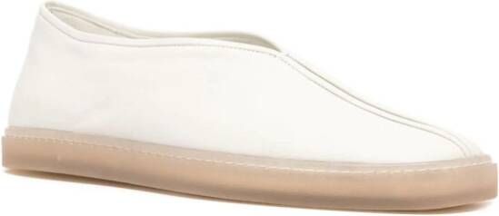 LEMAIRE Piped slip-on sneakers Neutrals