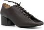 LEMAIRE Souris 55mm leather Derby shoes Brown - Thumbnail 2