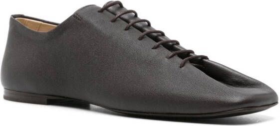 LEMAIRE Souris folded Derby shoes Brown