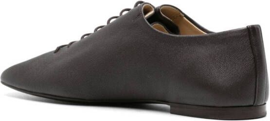 LEMAIRE Souris folded Derby shoes Brown