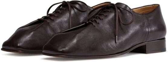 LEMAIRE Souris leather Derby shoes Brown