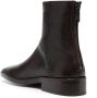 LEMAIRE square-toe leather ankle boots Brown - Thumbnail 3