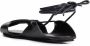 LEMAIRE tie-fastening open-toe sandals Black - Thumbnail 3
