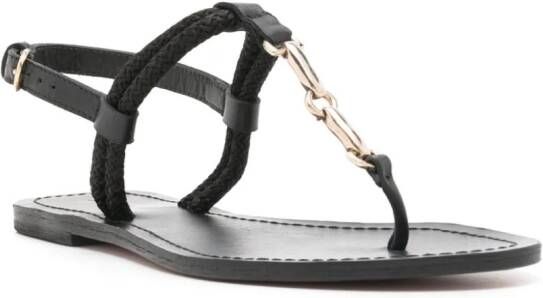 Lenny Niemeyer horsebit-detail leather sandals Black