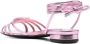 Les Petits Joueurs crystal-embellished heart sandals Pink - Thumbnail 3