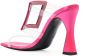 Les Petits Joueurs Hoya 110mm crystal-embellished sandals Pink - Thumbnail 3