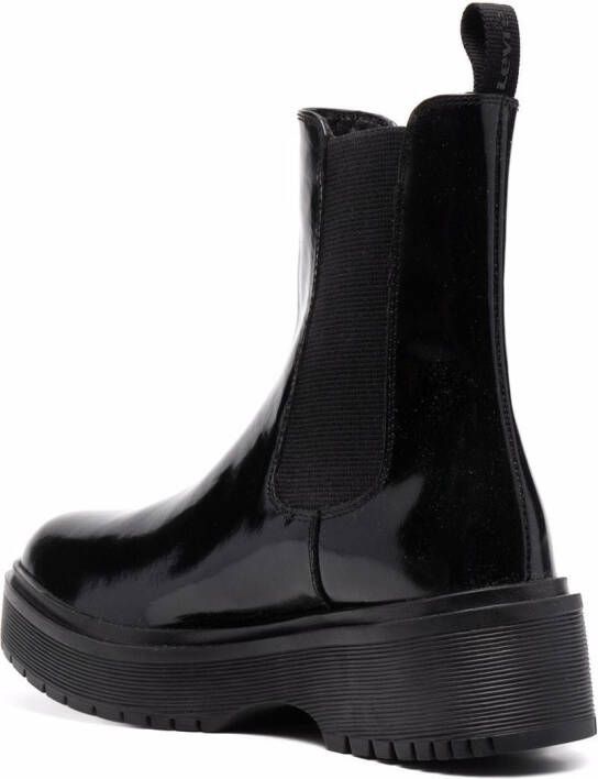 Levi's Lenna glossy sneakers Black