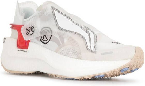 Li-Ning panelled slip-on sneakers White